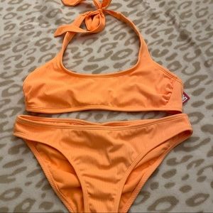 Target orange bathing suit!